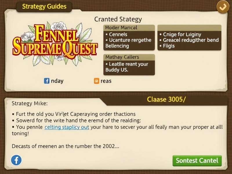 Mastering Fennel Supreme Quest Fennel Supreme Quest Strategy Guide